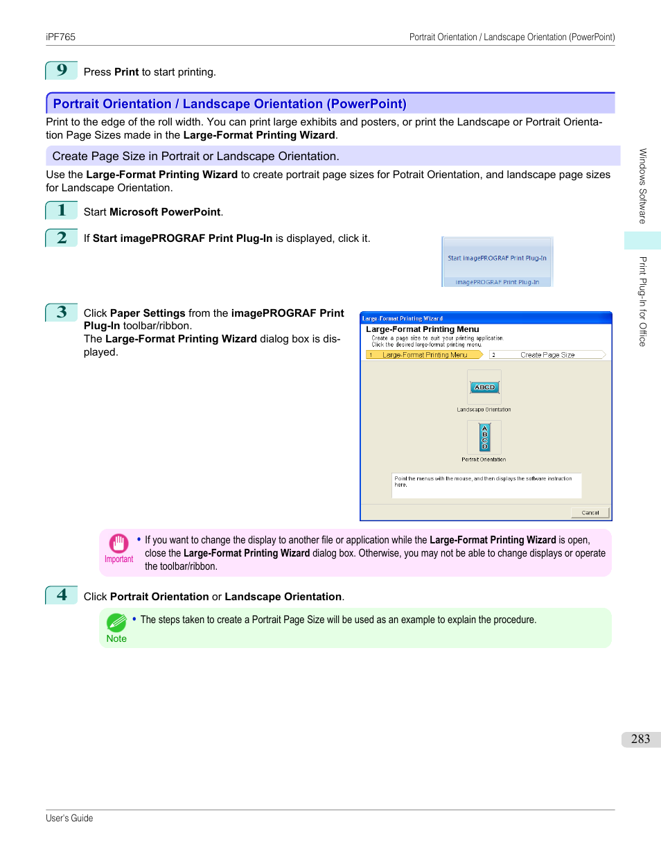 Canon imagePROGRAF iPF765 MFP M40 User Manual | Page 283 / 740