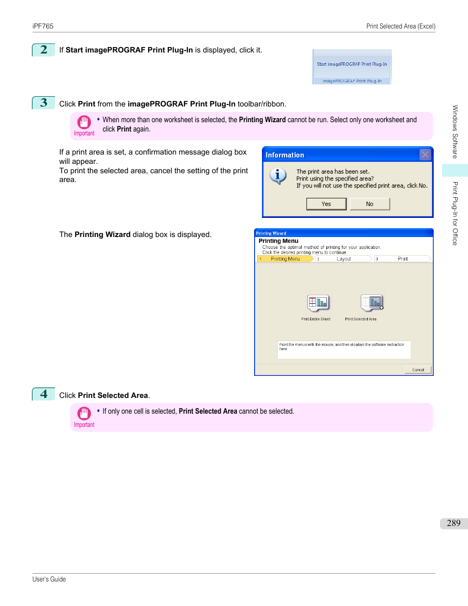 Canon imagePROGRAF iPF765 MFP M40 User Manual | Page 289 / 740