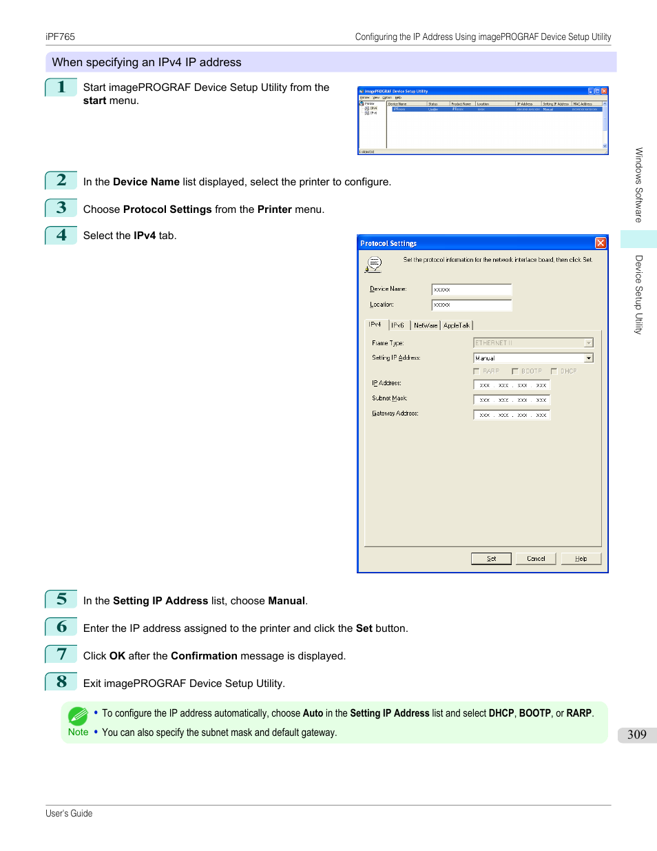 Canon imagePROGRAF iPF765 MFP M40 User Manual | Page 309 / 740