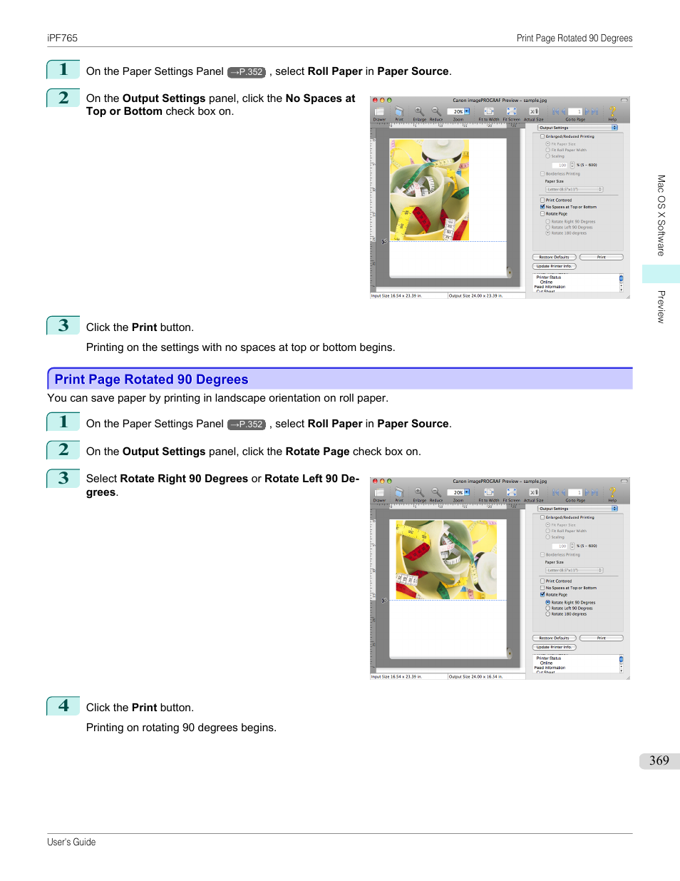 Canon imagePROGRAF iPF765 MFP M40 User Manual | Page 369 / 740