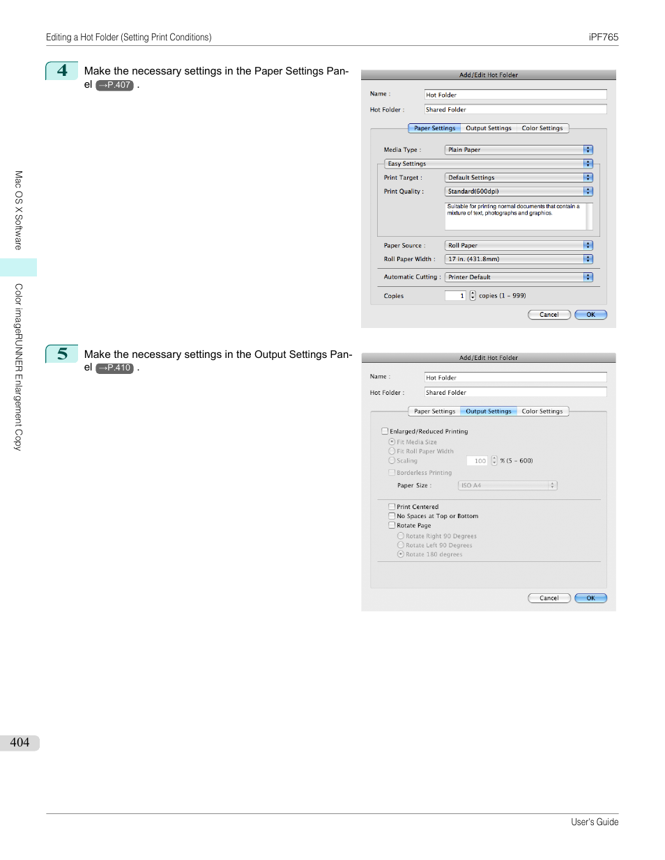 Canon imagePROGRAF iPF765 MFP M40 User Manual | Page 404 / 740