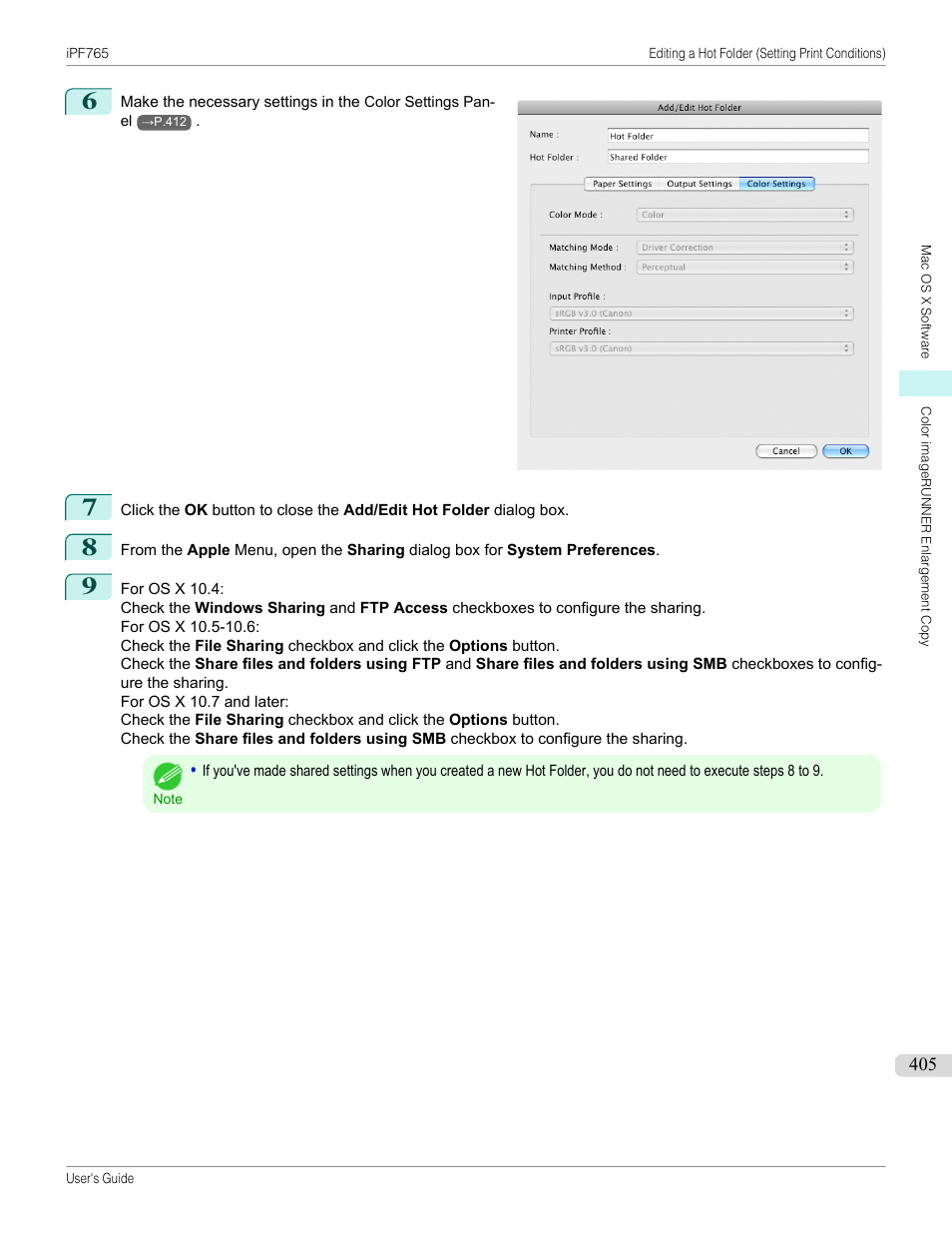Canon imagePROGRAF iPF765 MFP M40 User Manual | Page 405 / 740