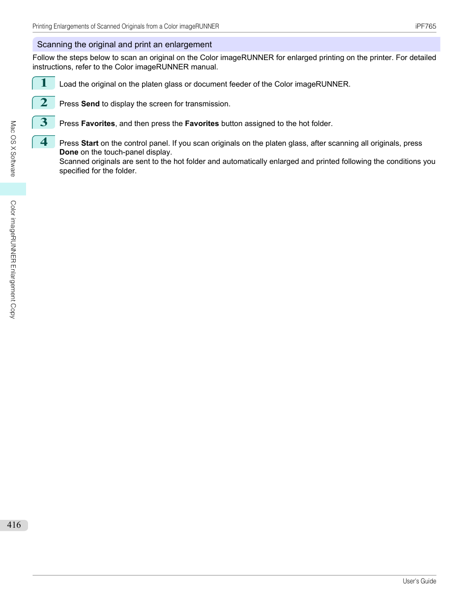 Canon imagePROGRAF iPF765 MFP M40 User Manual | Page 416 / 740
