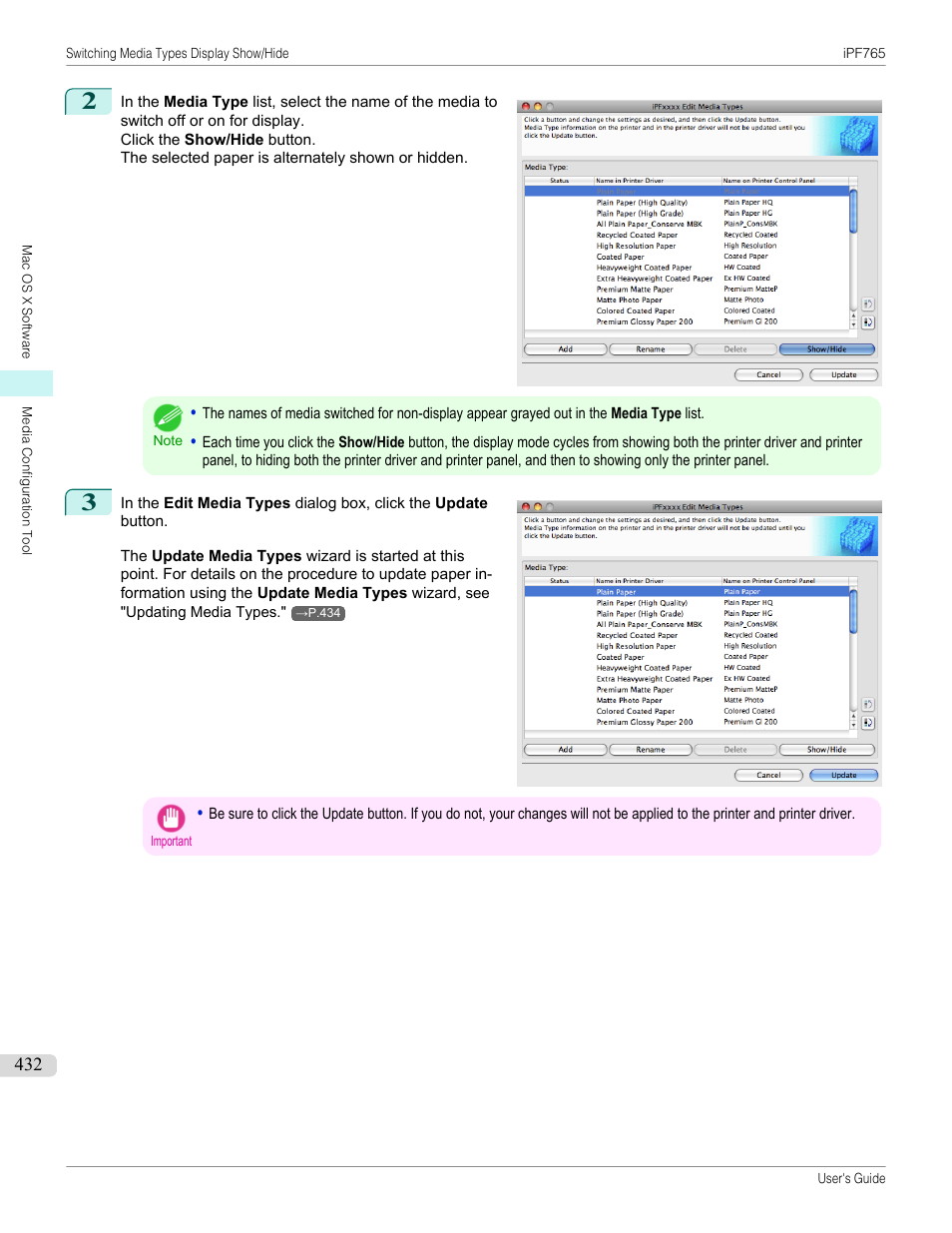 Canon imagePROGRAF iPF765 MFP M40 User Manual | Page 432 / 740