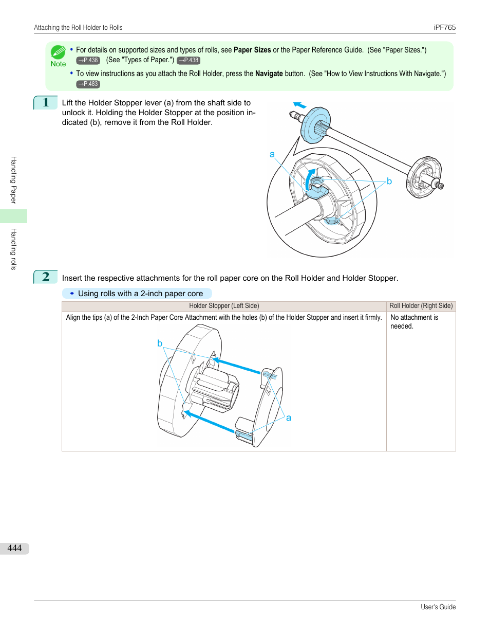 Canon imagePROGRAF iPF765 MFP M40 User Manual | Page 444 / 740