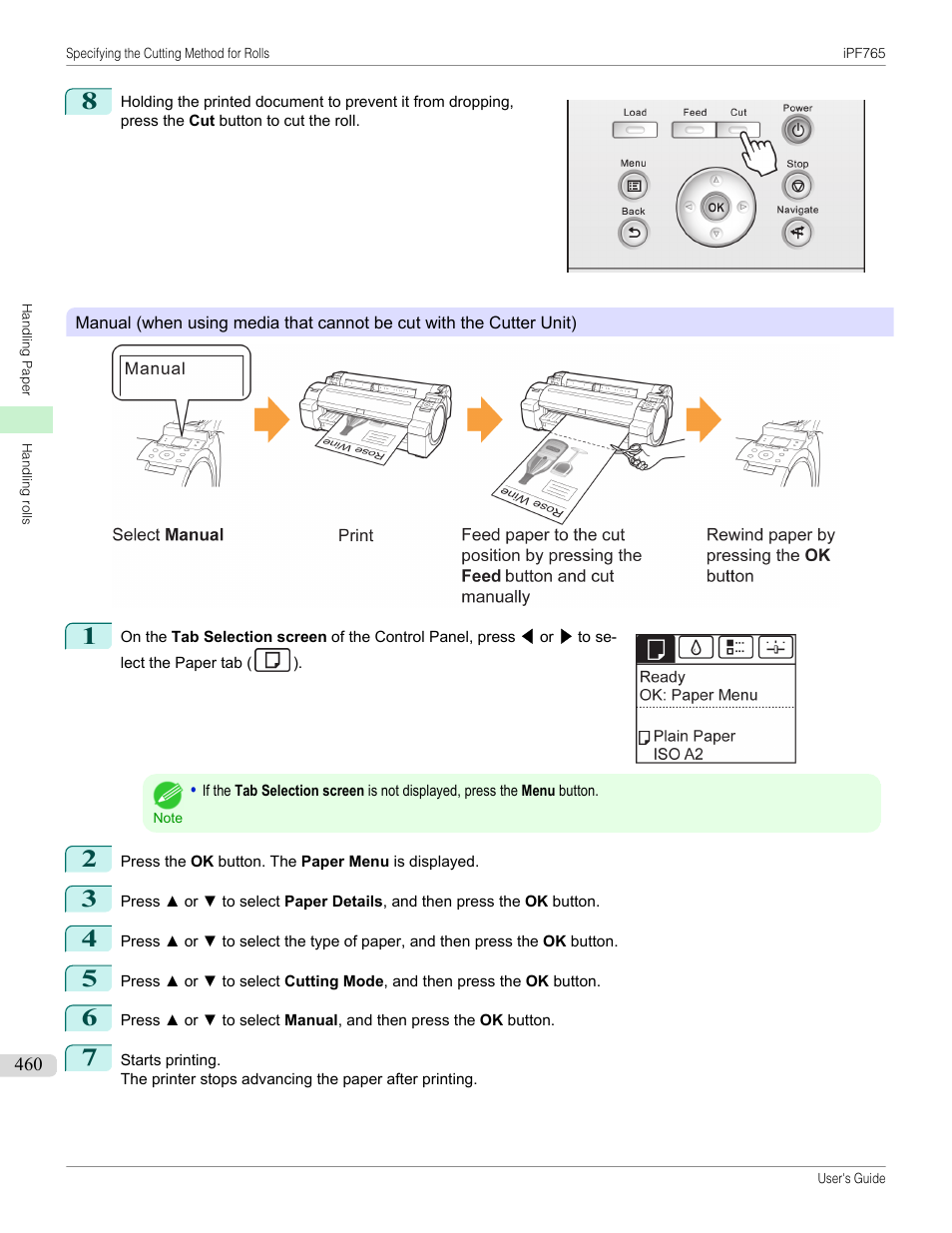 Manual | Canon imagePROGRAF iPF765 MFP M40 User Manual | Page 460 / 740