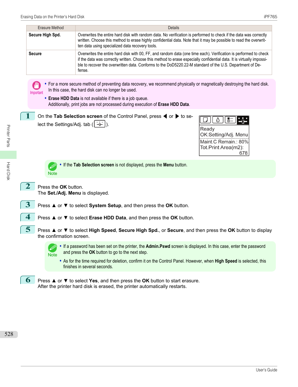 Canon imagePROGRAF iPF765 MFP M40 User Manual | Page 528 / 740