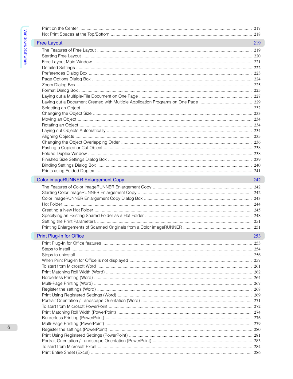 Canon imagePROGRAF iPF765 MFP M40 User Manual | Page 6 / 740