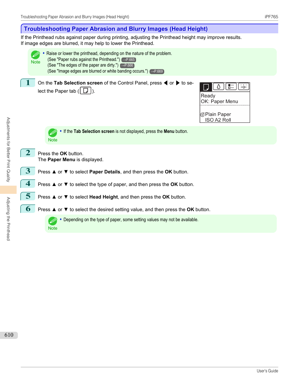 P.610 | Canon imagePROGRAF iPF765 MFP M40 User Manual | Page 610 / 740