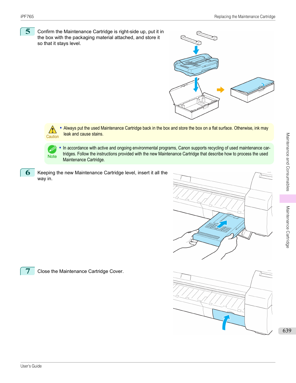 Canon imagePROGRAF iPF765 MFP M40 User Manual | Page 639 / 740