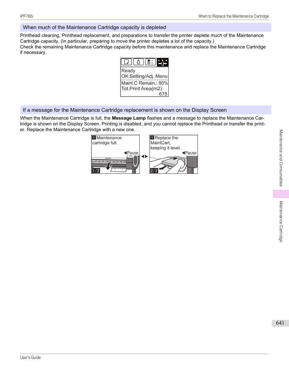 Canon imagePROGRAF iPF765 MFP M40 User Manual | Page 641 / 740