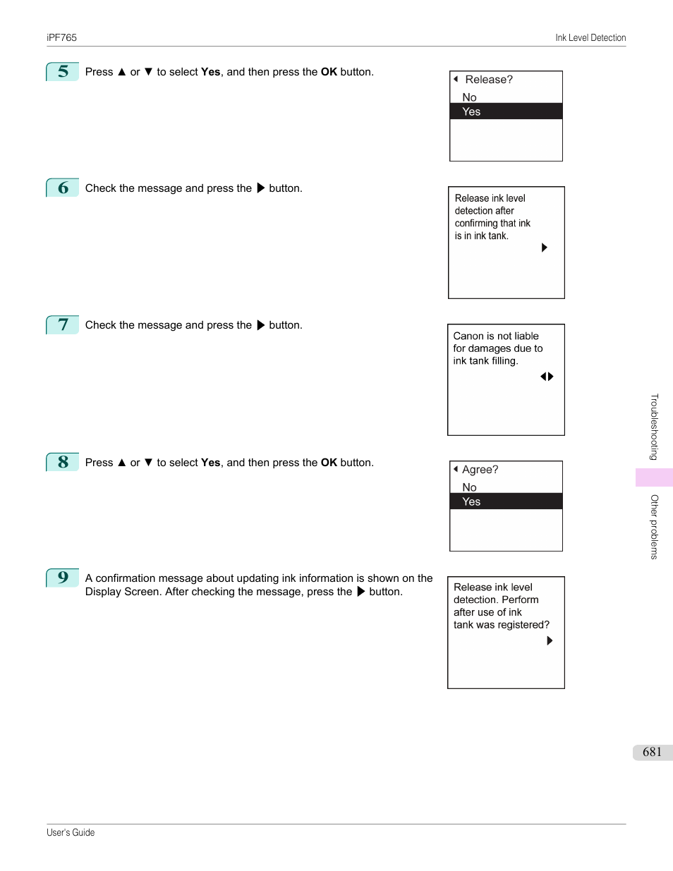 Canon imagePROGRAF iPF765 MFP M40 User Manual | Page 681 / 740