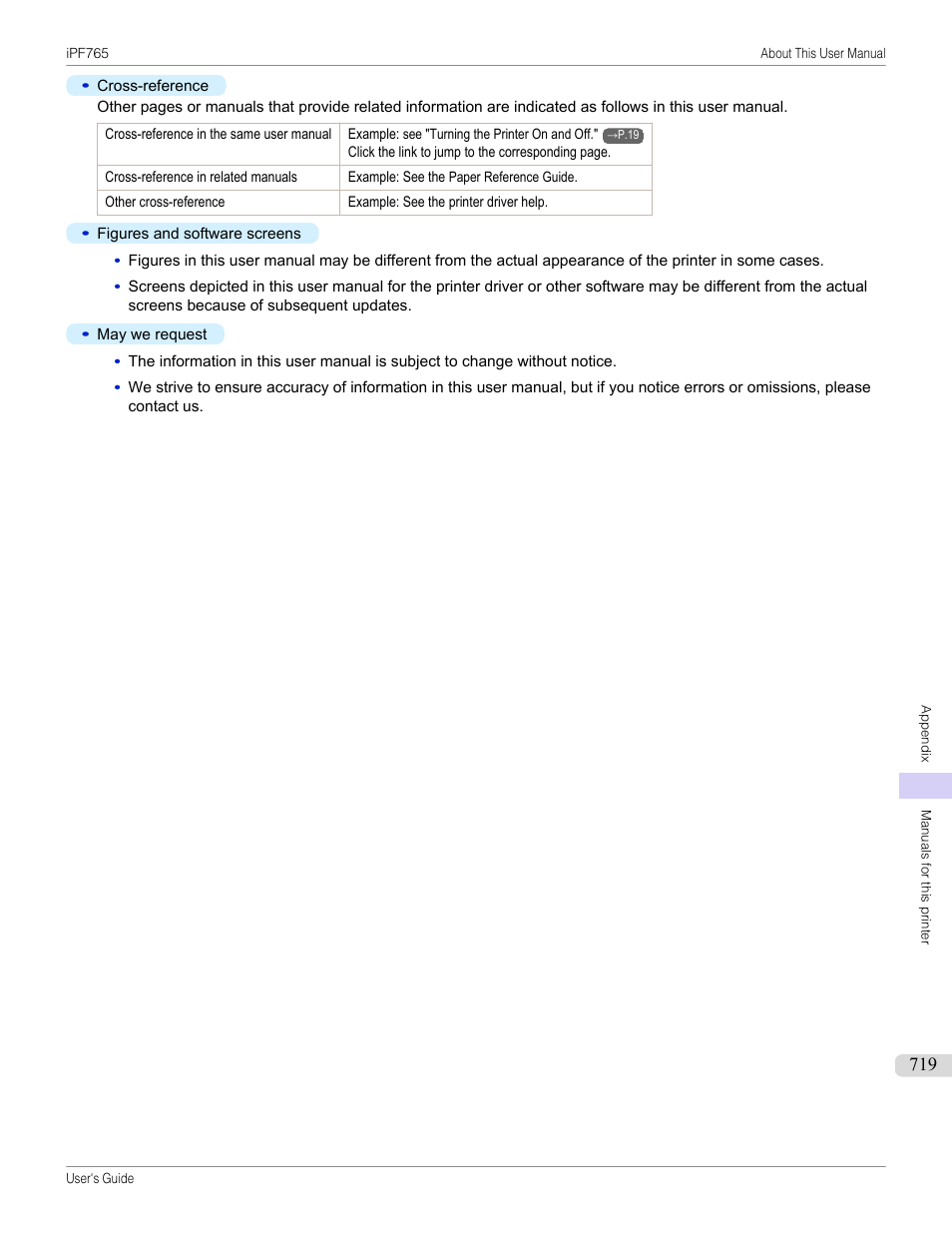 Canon imagePROGRAF iPF765 MFP M40 User Manual | Page 719 / 740
