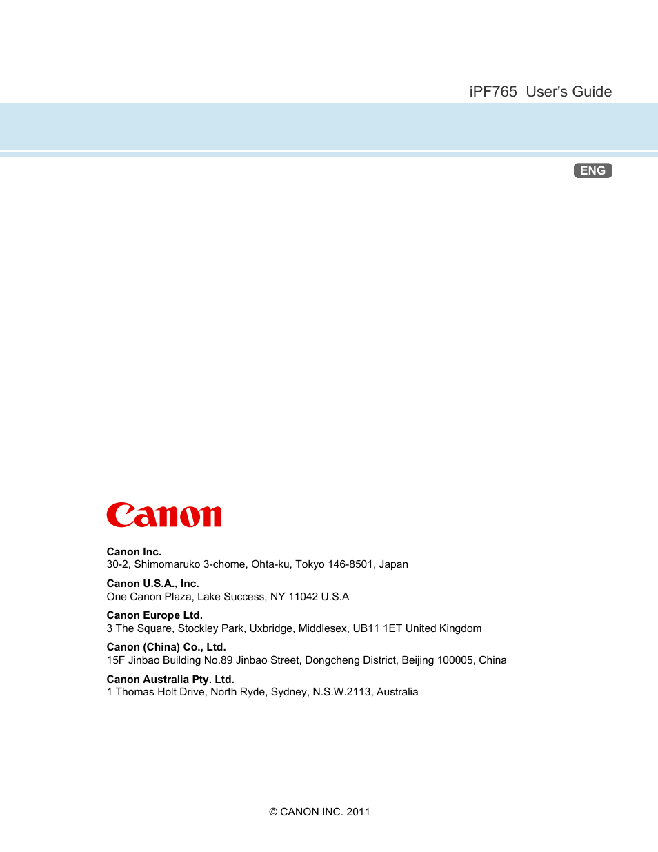 Ipf765 user's guide | Canon imagePROGRAF iPF765 MFP M40 User Manual | Page 740 / 740