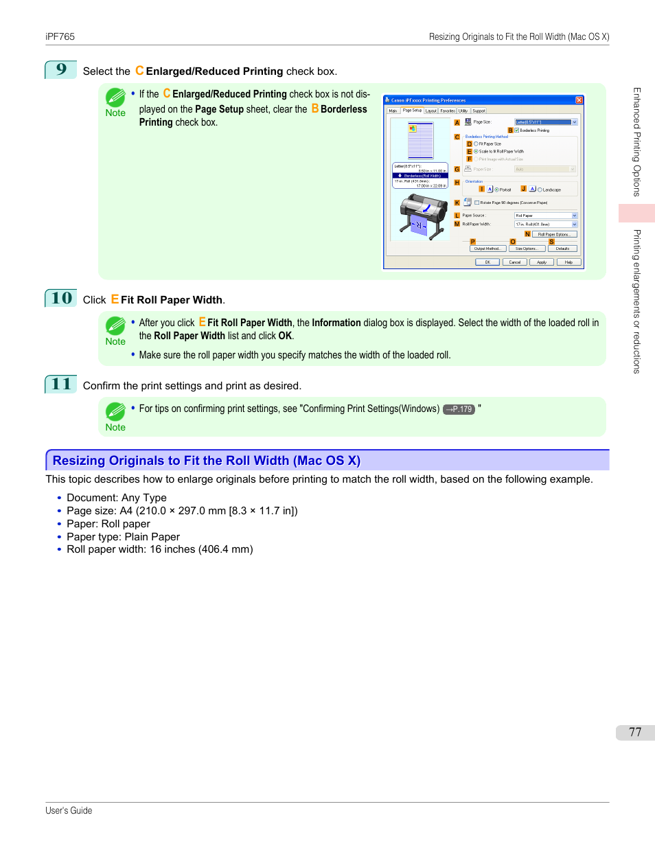 P.77 | Canon imagePROGRAF iPF765 MFP M40 User Manual | Page 77 / 740