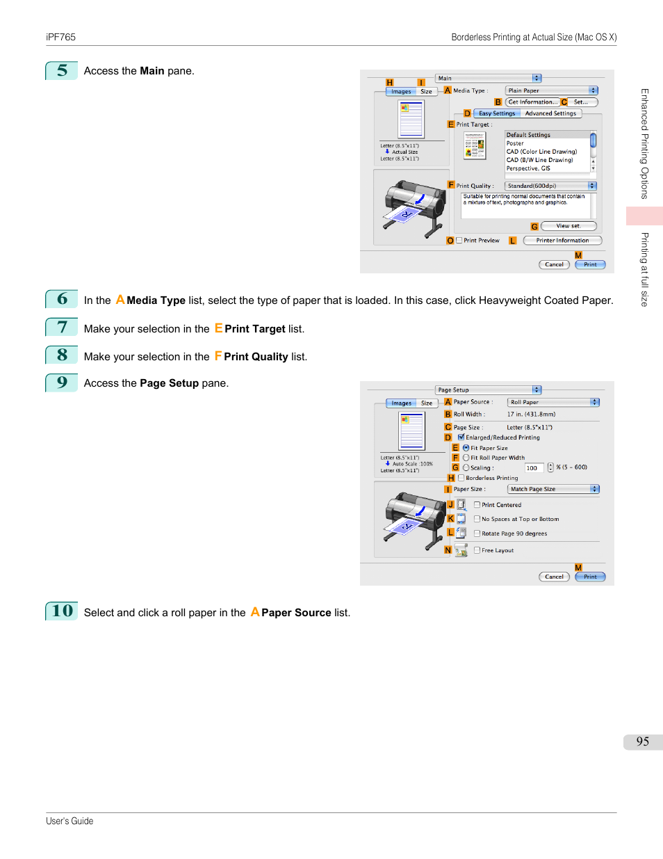Canon imagePROGRAF iPF765 MFP M40 User Manual | Page 95 / 740