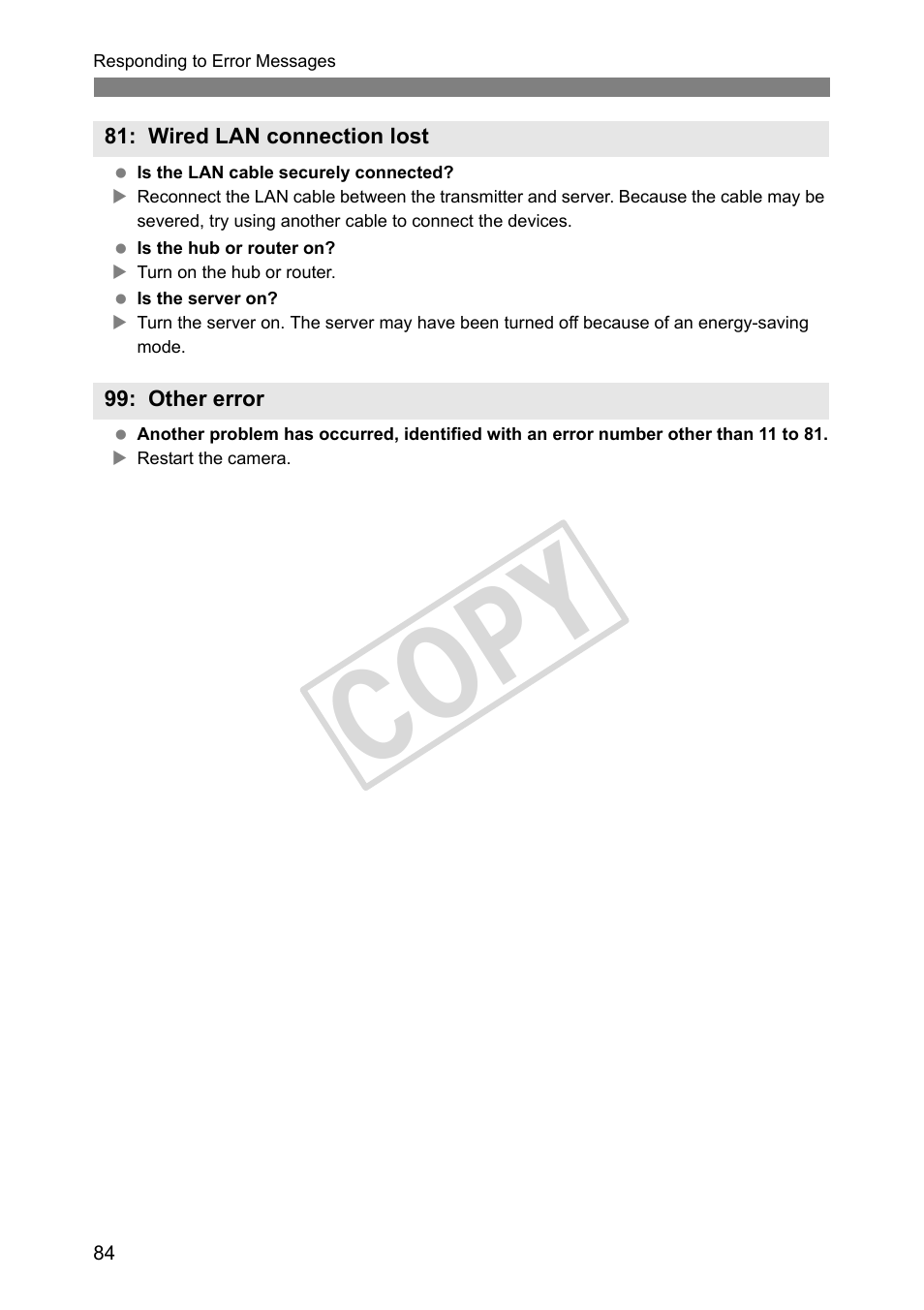 Cop y | Canon Wireless File Transmitter WFT-E2 II A User Manual | Page 84 / 100