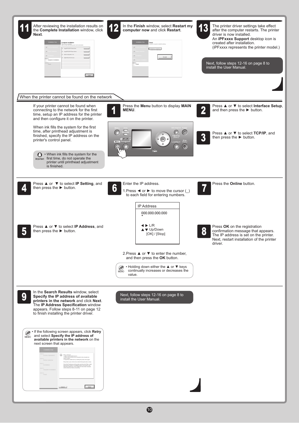 Canon imagePROGRAF iPF815 User Manual | Page 10 / 16