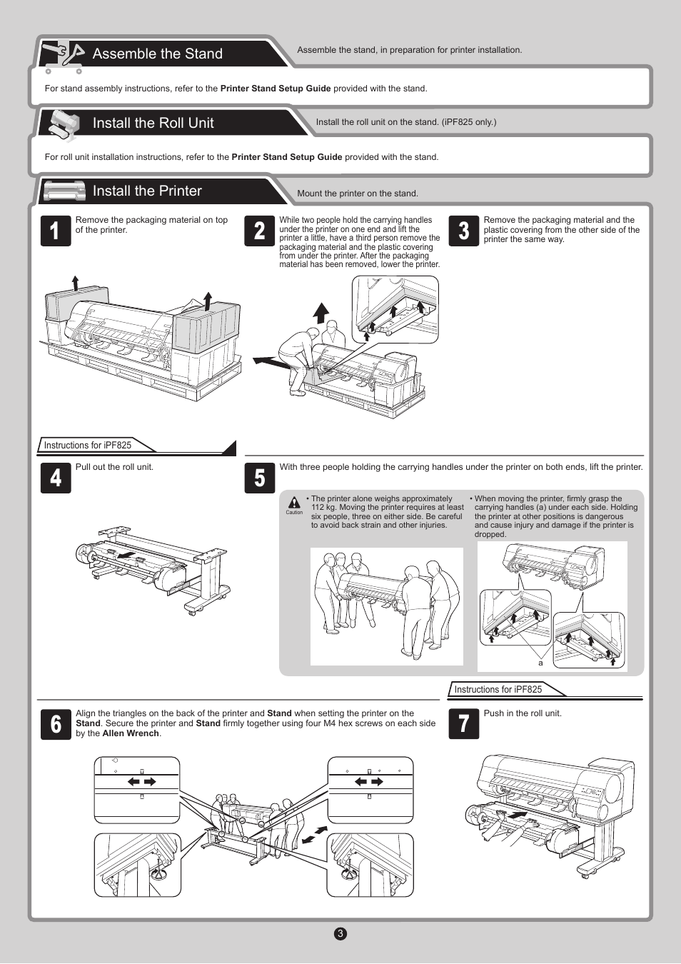 Canon imagePROGRAF iPF815 User Manual | Page 3 / 16