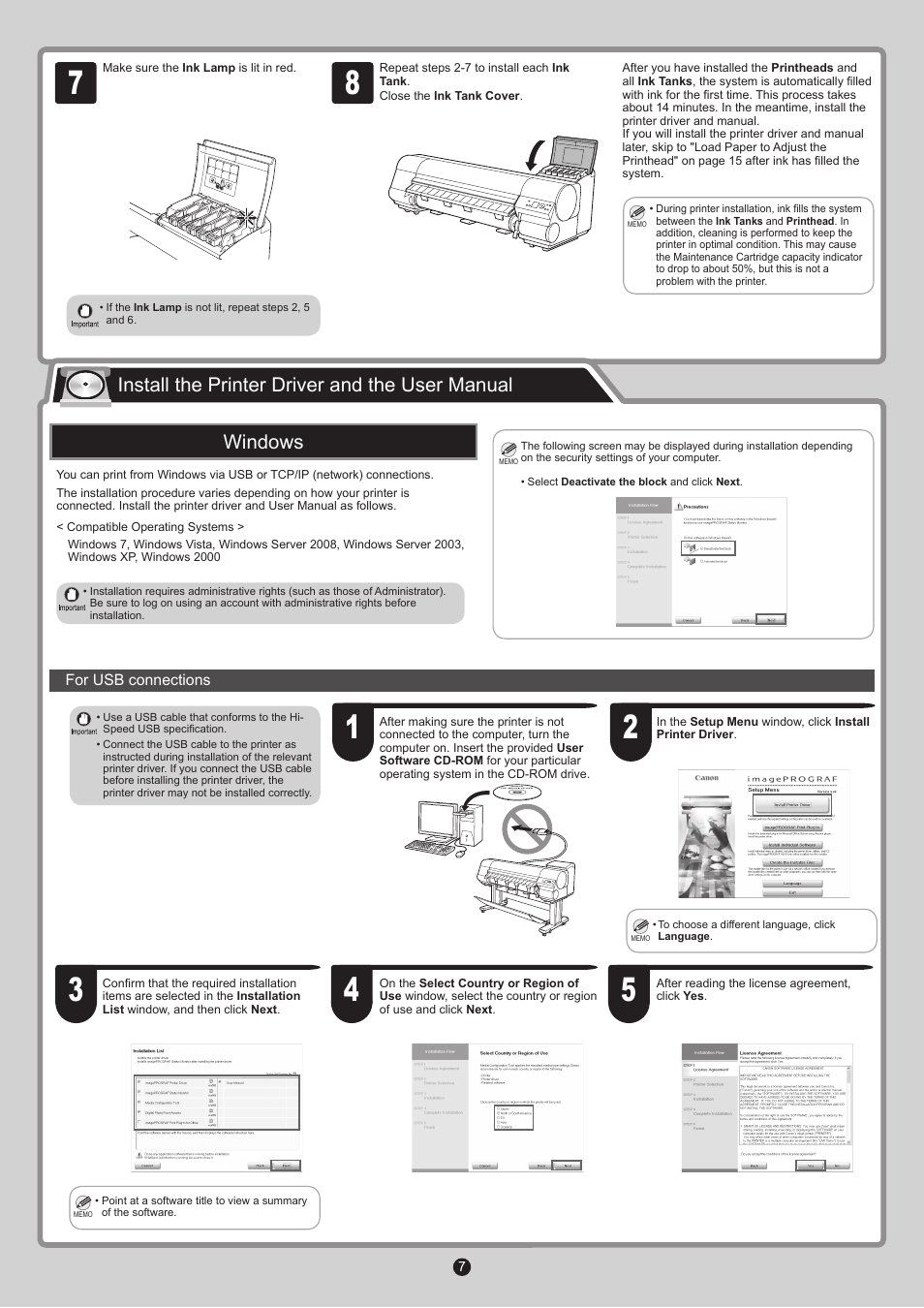 Canon imagePROGRAF iPF815 User Manual | Page 7 / 16