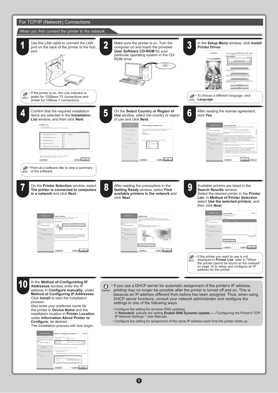 Canon imagePROGRAF iPF815 User Manual | Page 9 / 16