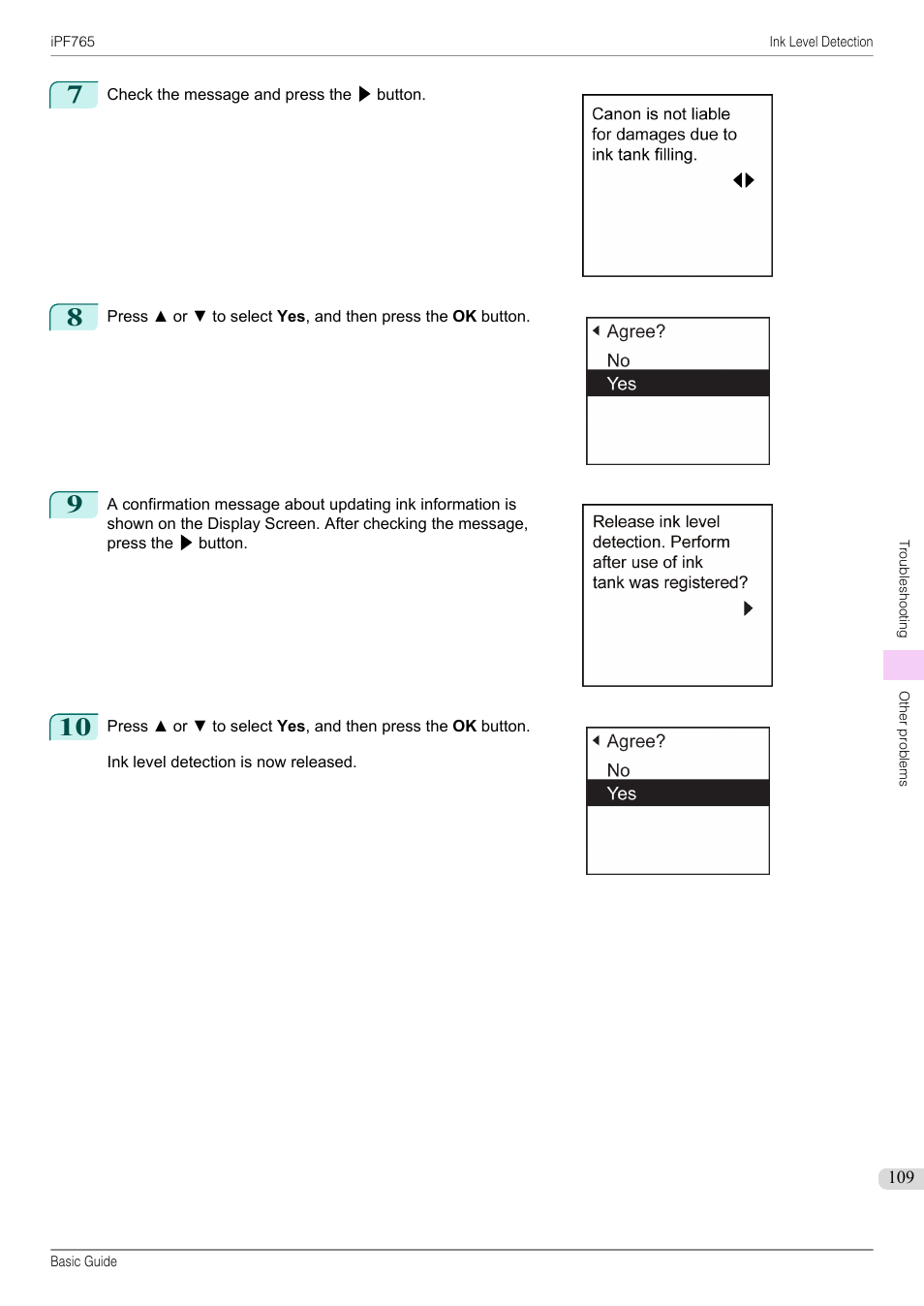 Canon imagePROGRAF iPF765 User Manual | Page 109 / 132