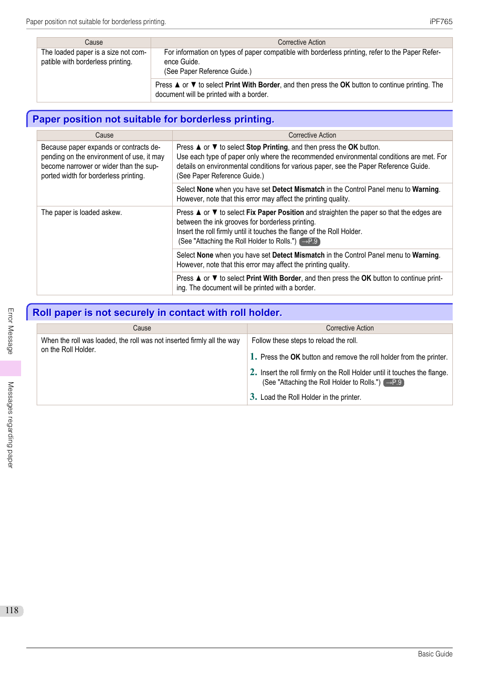 Canon imagePROGRAF iPF765 User Manual | Page 118 / 132