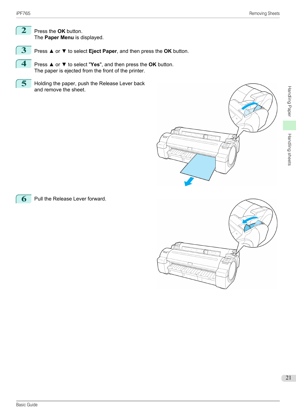 Canon imagePROGRAF iPF765 User Manual | Page 21 / 132