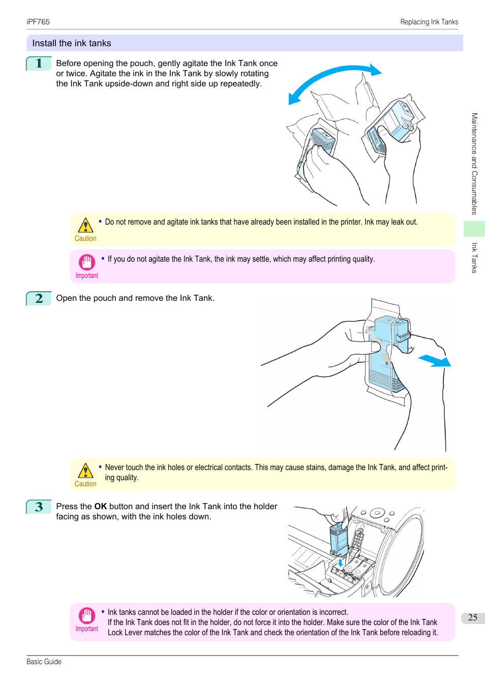 Canon imagePROGRAF iPF765 User Manual | Page 25 / 132