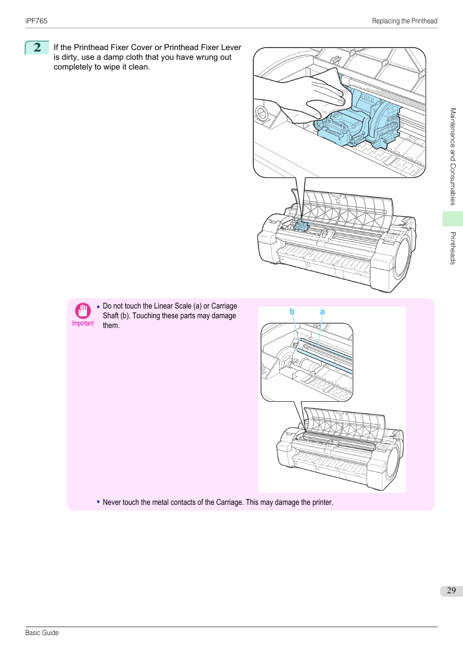 Canon imagePROGRAF iPF765 User Manual | Page 29 / 132