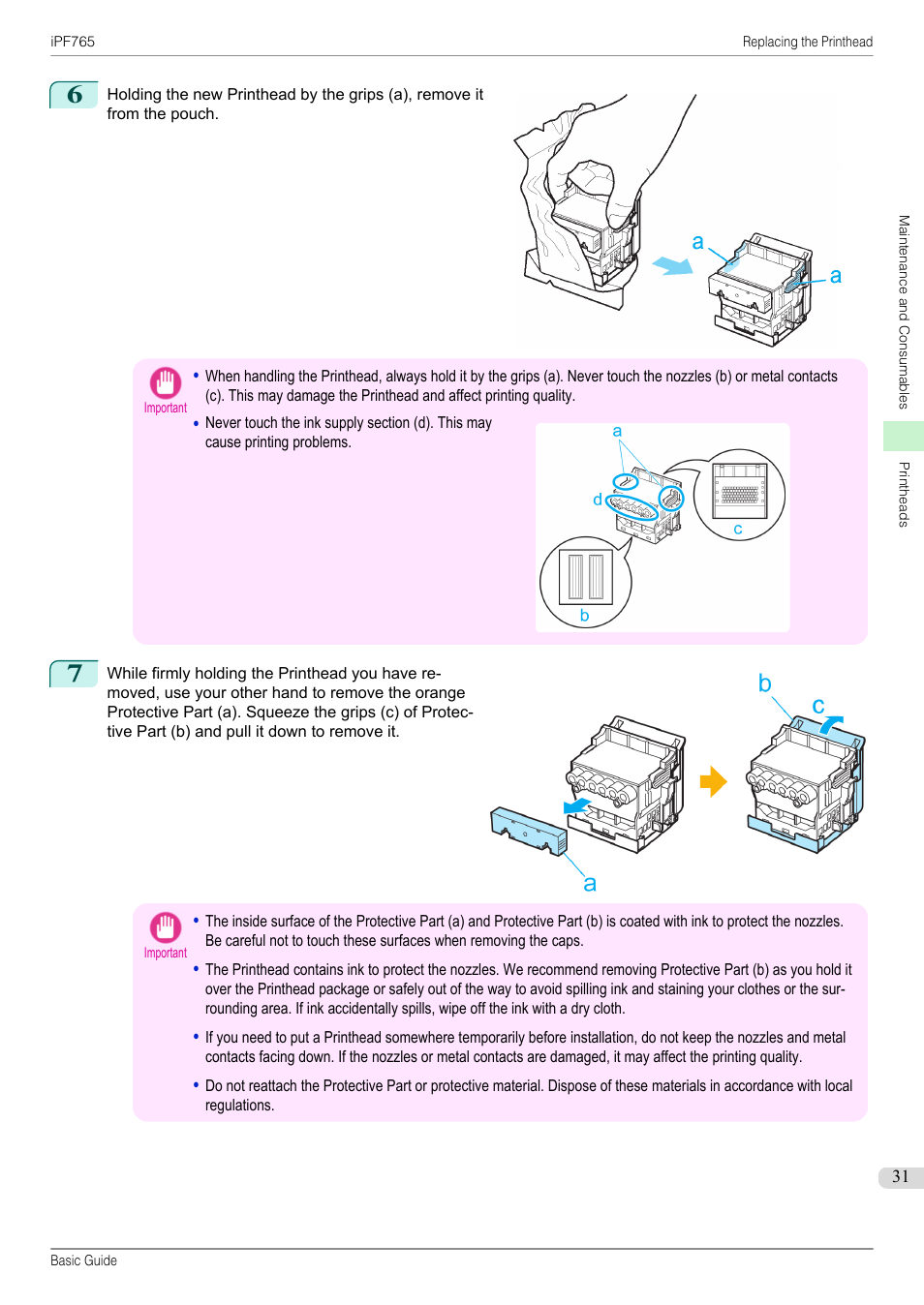 Canon imagePROGRAF iPF765 User Manual | Page 31 / 132