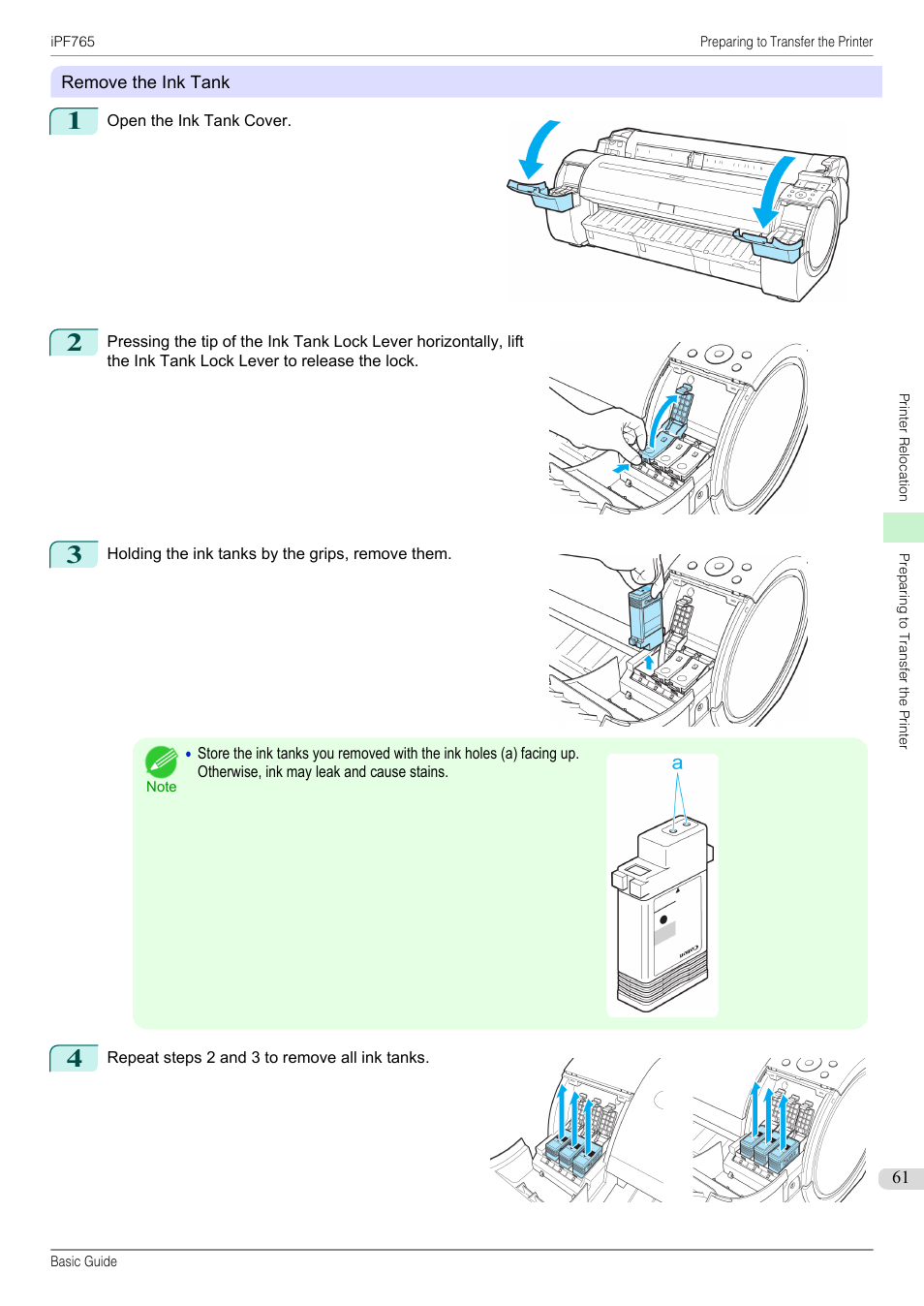 Canon imagePROGRAF iPF765 User Manual | Page 61 / 132