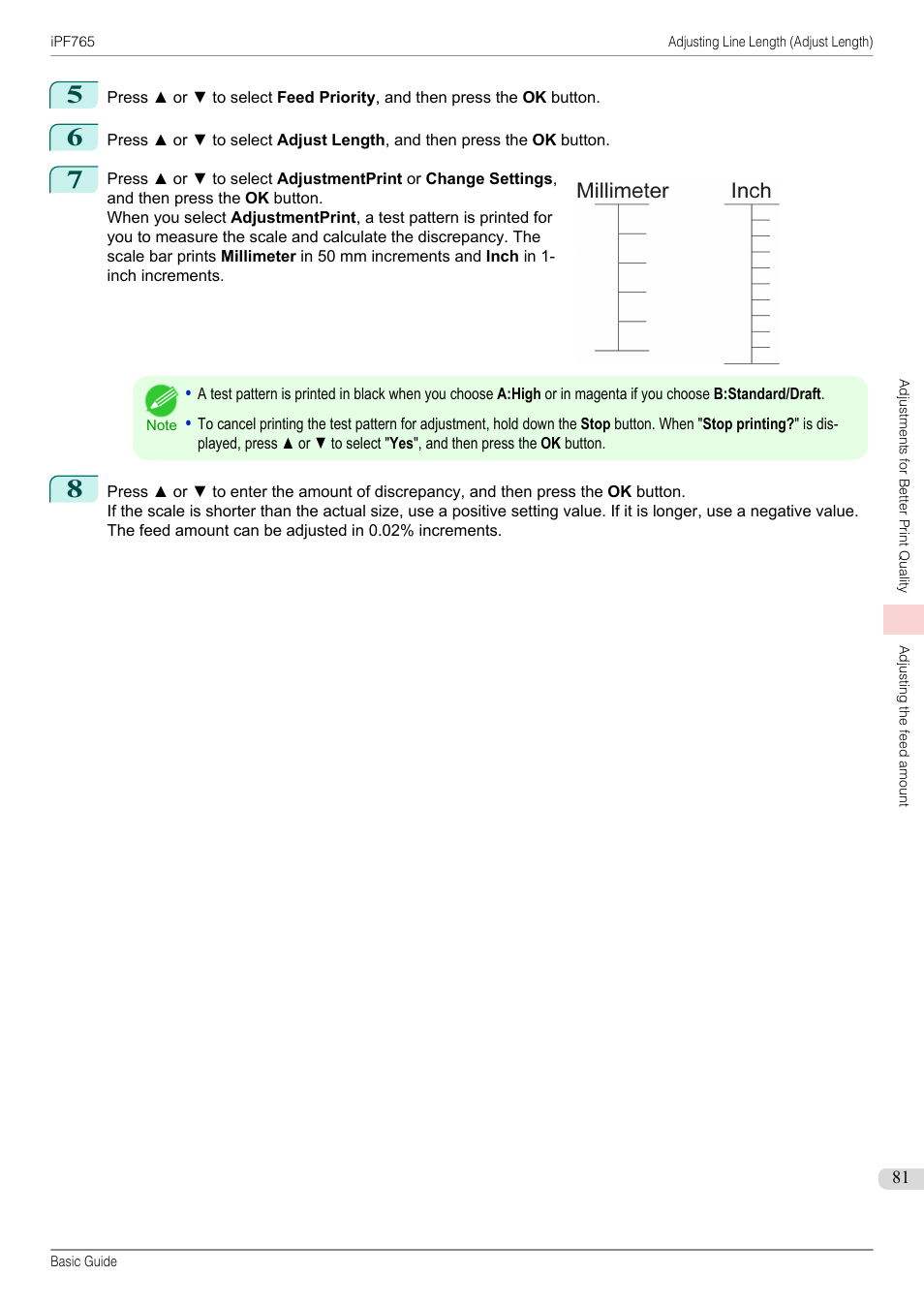 Canon imagePROGRAF iPF765 User Manual | Page 81 / 132
