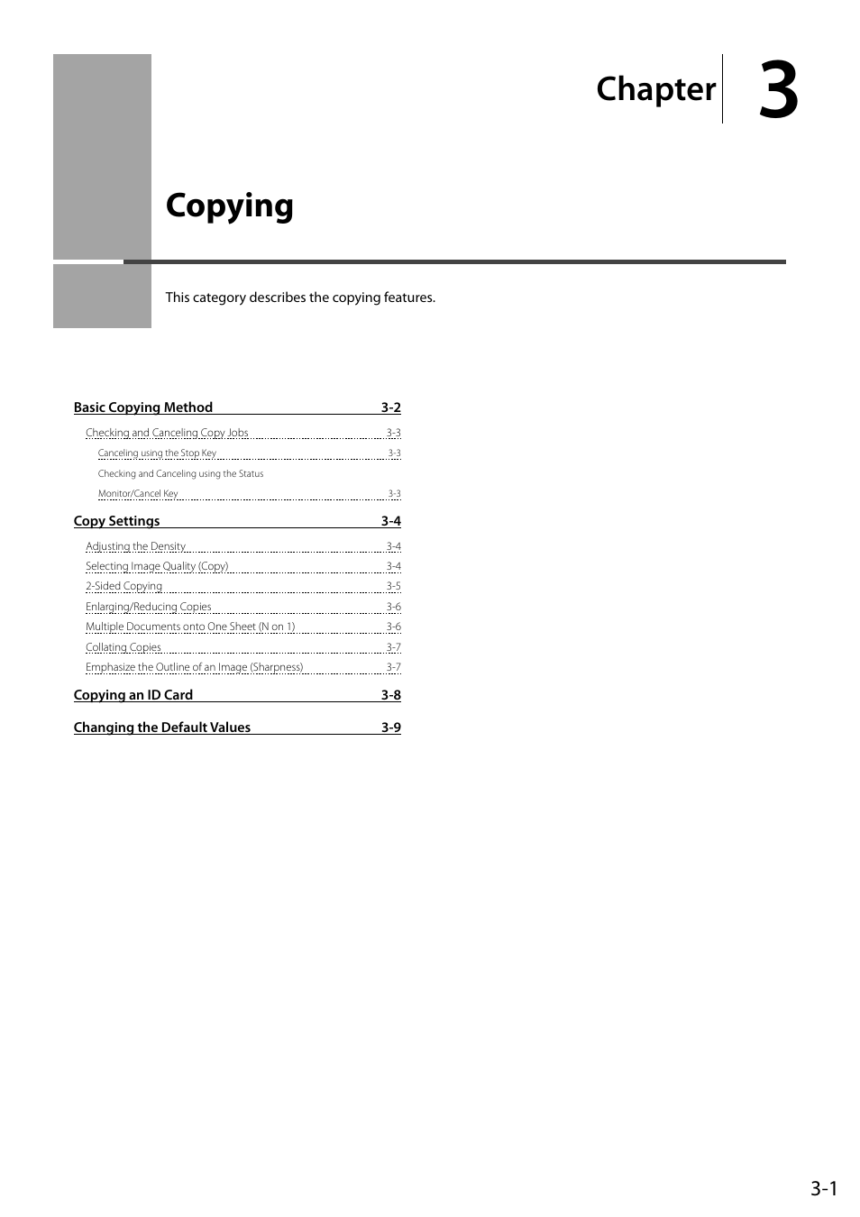 Copying, Chapter | Canon imageCLASS D550 User Manual | Page 49 / 116