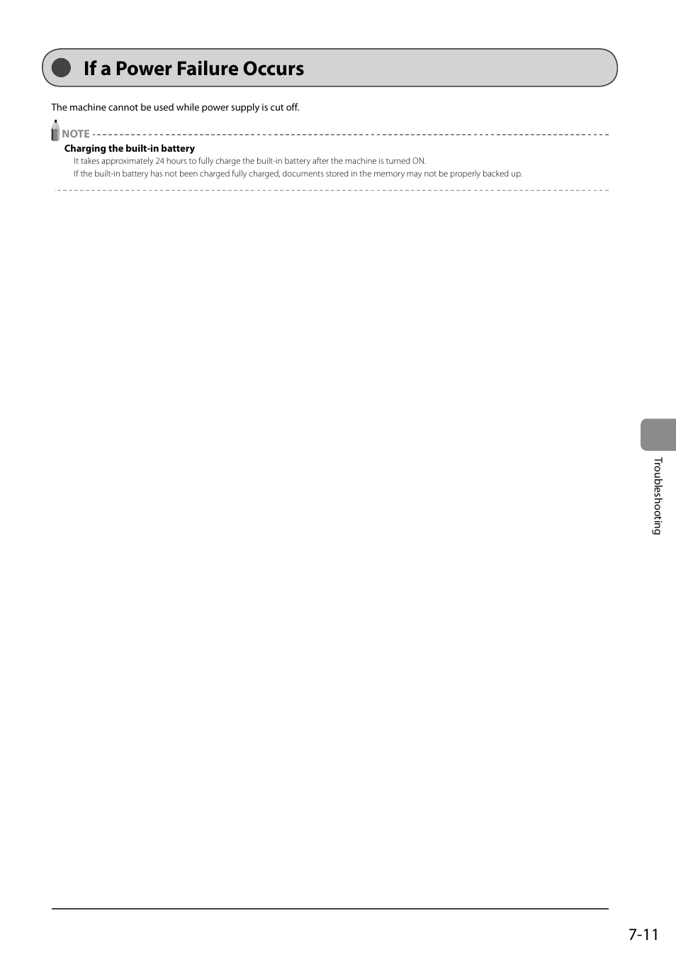 If a power failure occurs | Canon imageCLASS D550 User Manual | Page 97 / 116