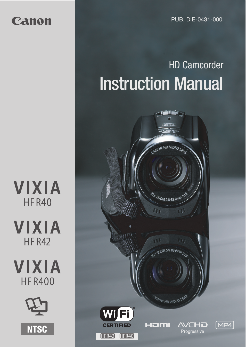 Canon VIXIA HF R42 User Manual | 196 pages