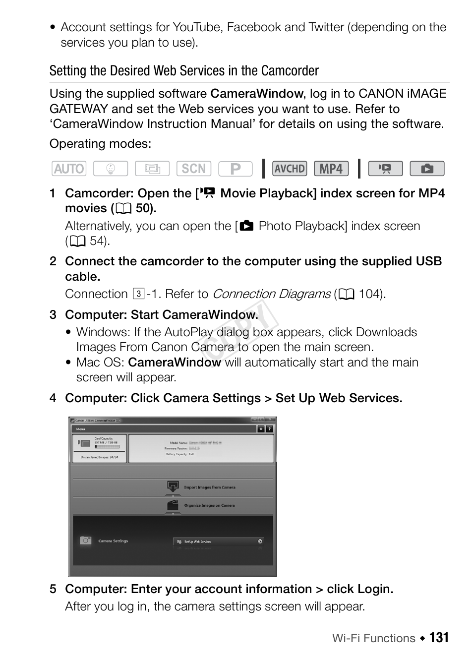 Cop y | Canon VIXIA HF R42 User Manual | Page 131 / 196