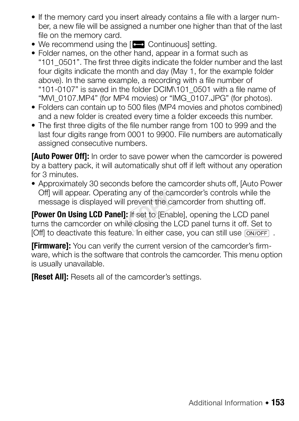 Cop y | Canon VIXIA HF R42 User Manual | Page 153 / 196