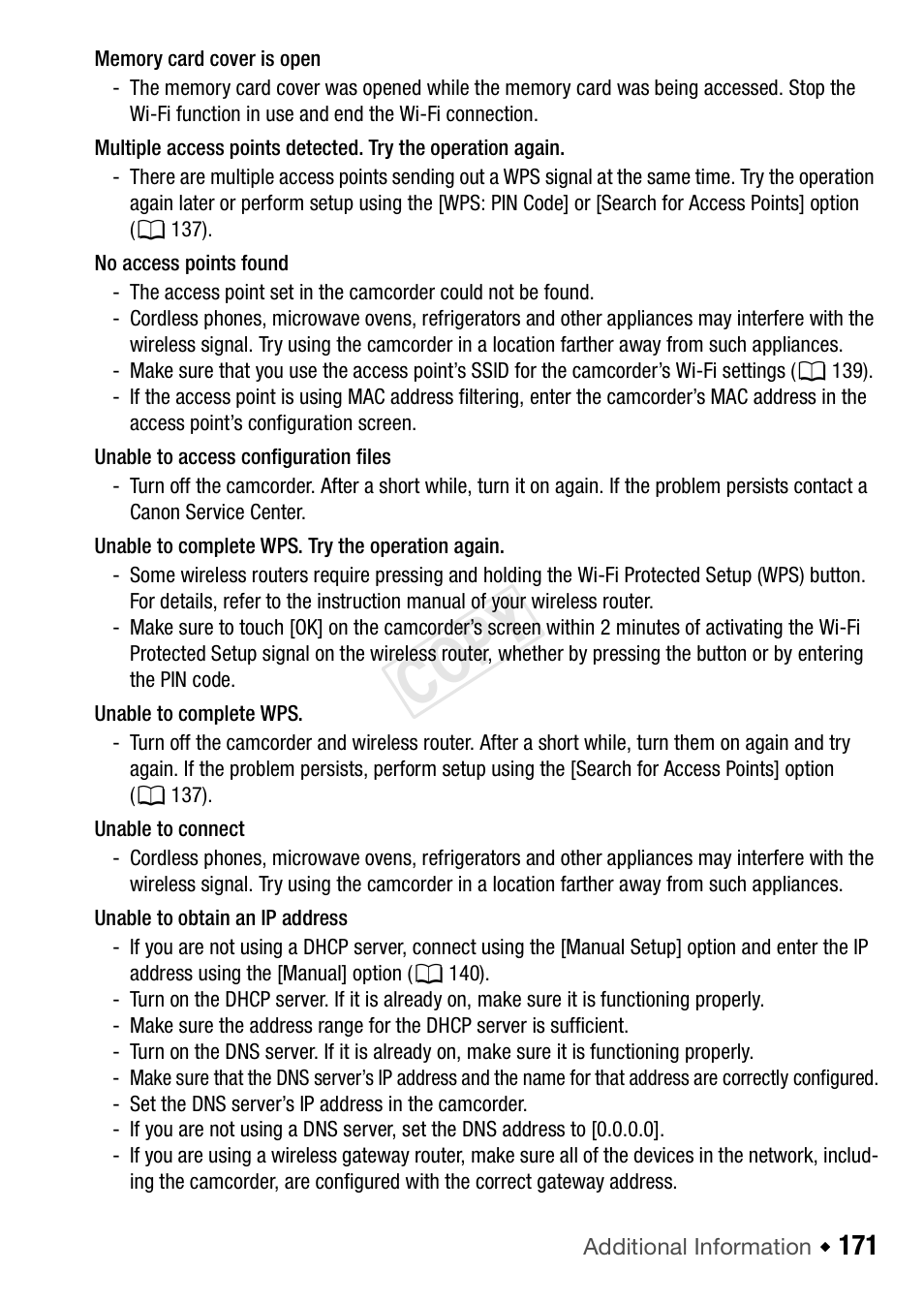 Cop y | Canon VIXIA HF R42 User Manual | Page 171 / 196