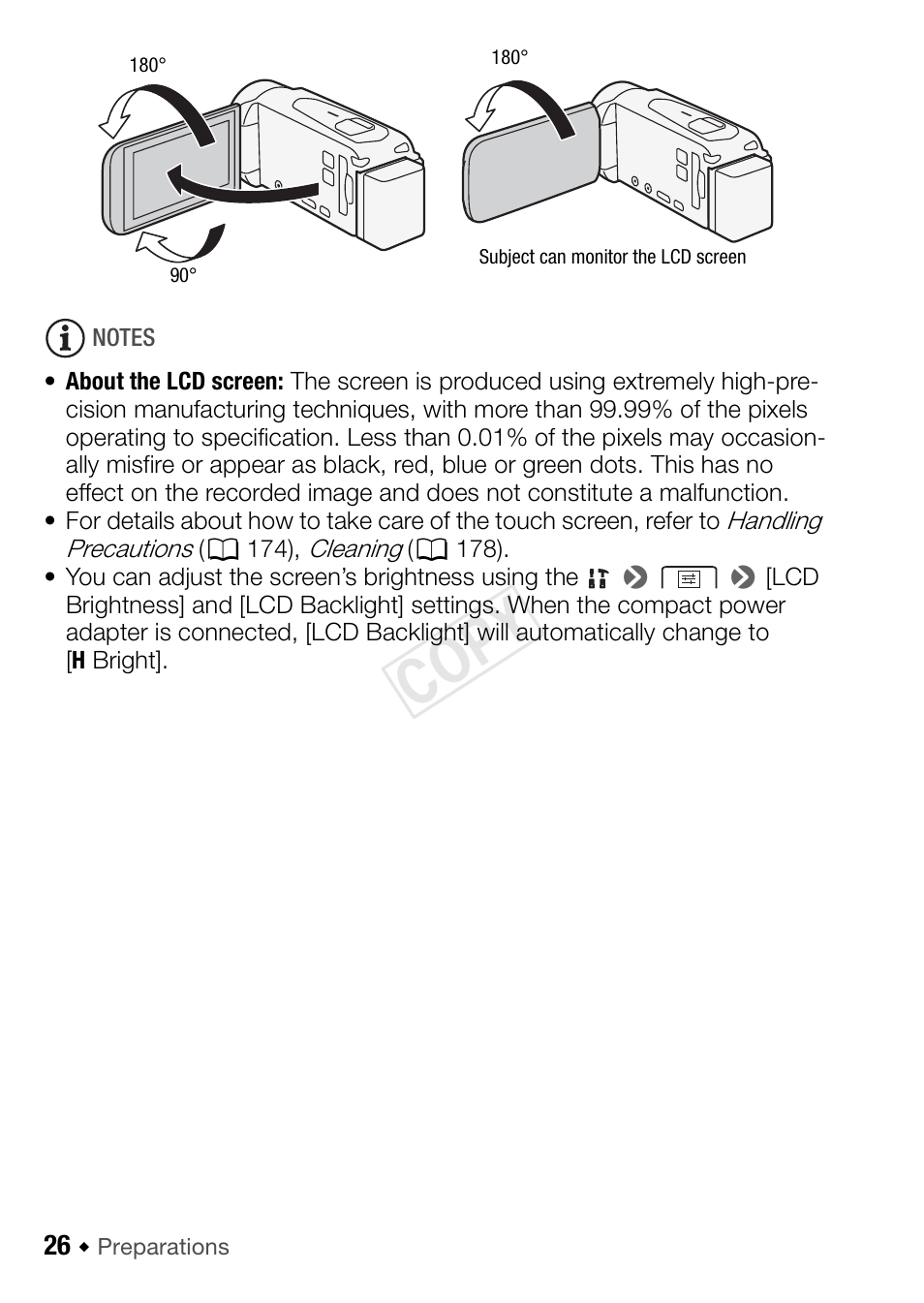 Cop y | Canon VIXIA HF R42 User Manual | Page 26 / 196