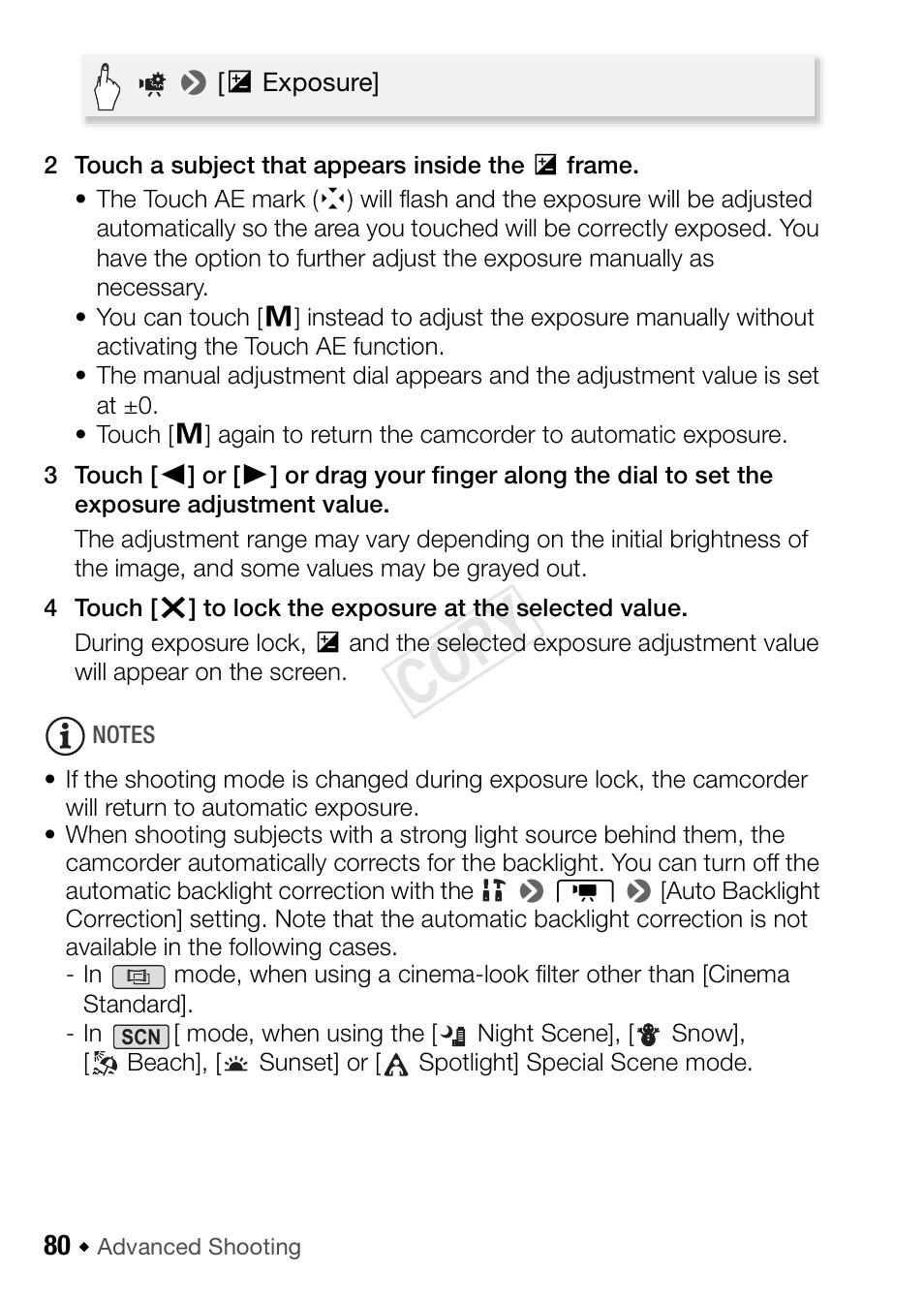 Cop y | Canon VIXIA HF R42 User Manual | Page 80 / 196