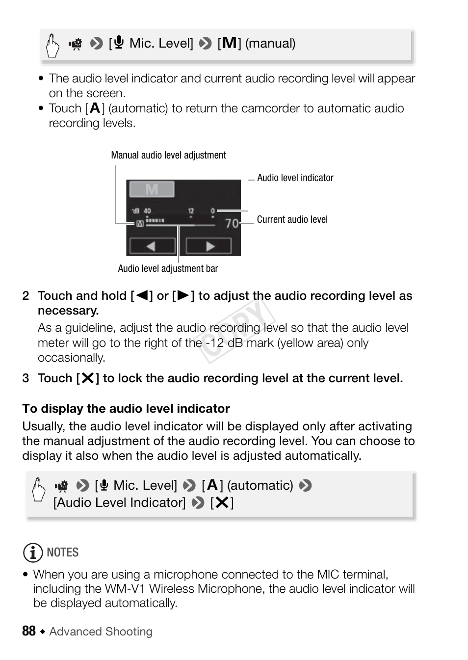 Cop y | Canon VIXIA HF R42 User Manual | Page 88 / 196