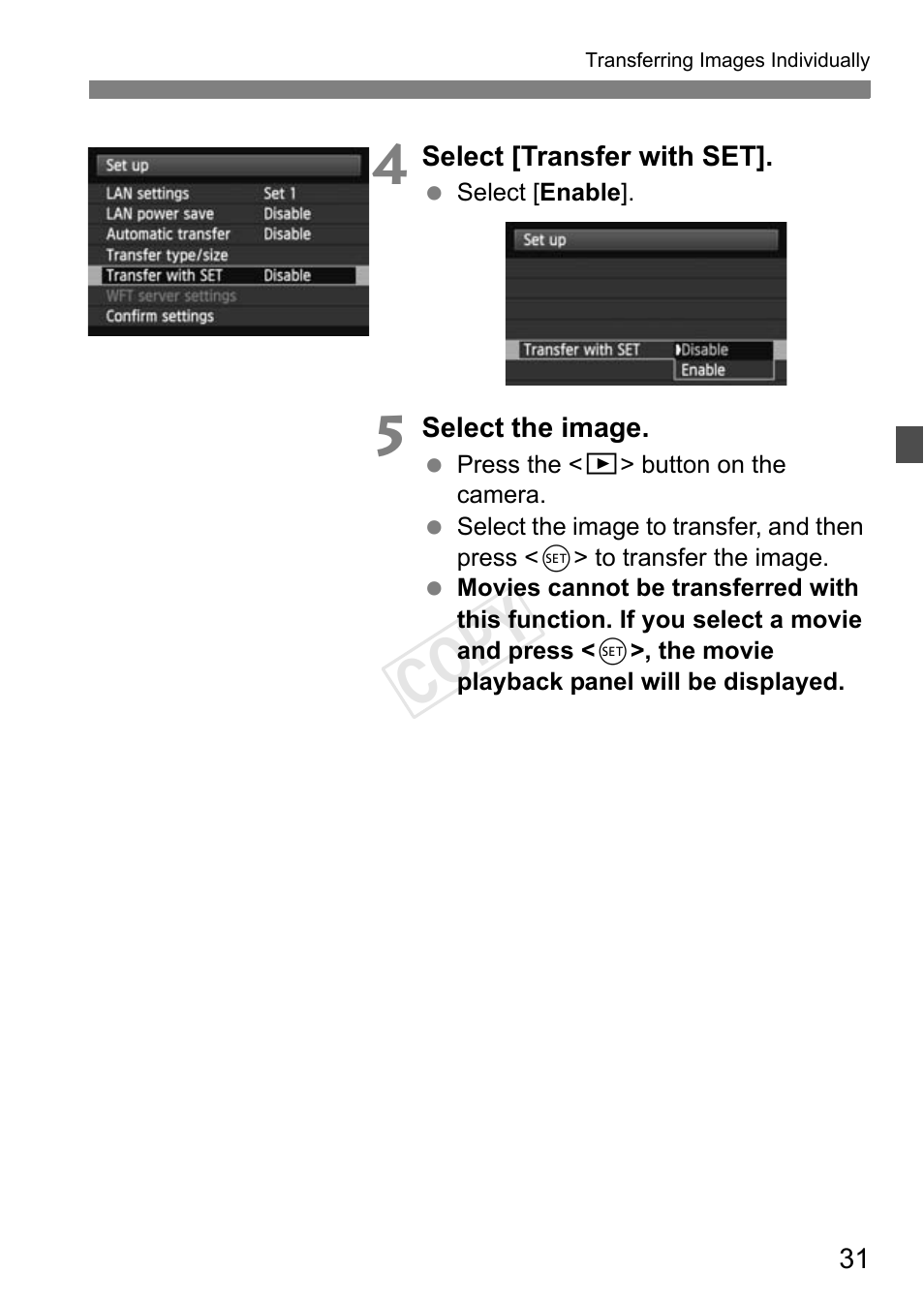 Cop y | Canon EOS-1D C User Manual | Page 31 / 116