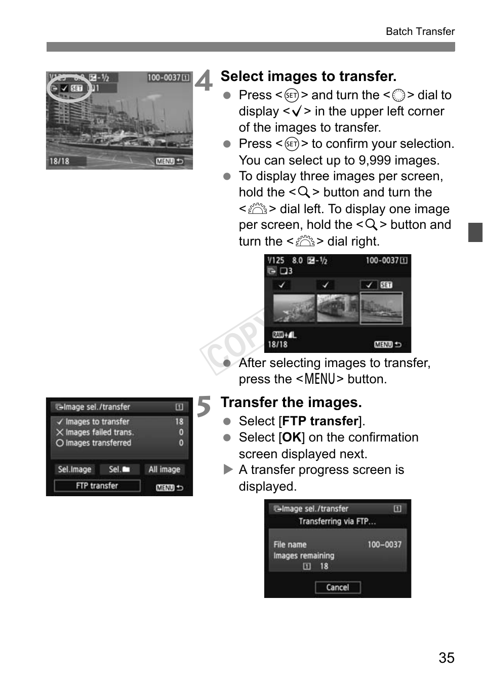 Cop y | Canon EOS-1D C User Manual | Page 35 / 116