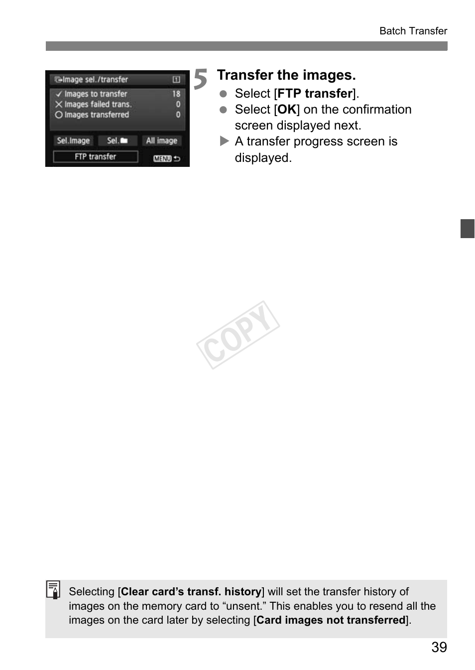 Cop y | Canon EOS-1D C User Manual | Page 39 / 116