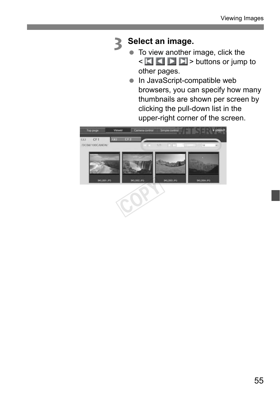 Cop y | Canon EOS-1D C User Manual | Page 55 / 116