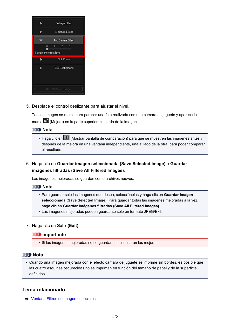 Tema relacionado | Canon PIXMA PRO-1 User Manual | Page 175 / 320