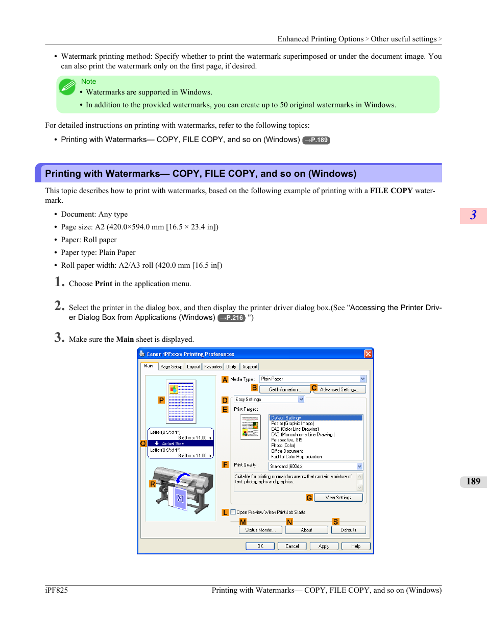 Canon imagePROGRAF iPF825 User Manual | Page 205 / 956