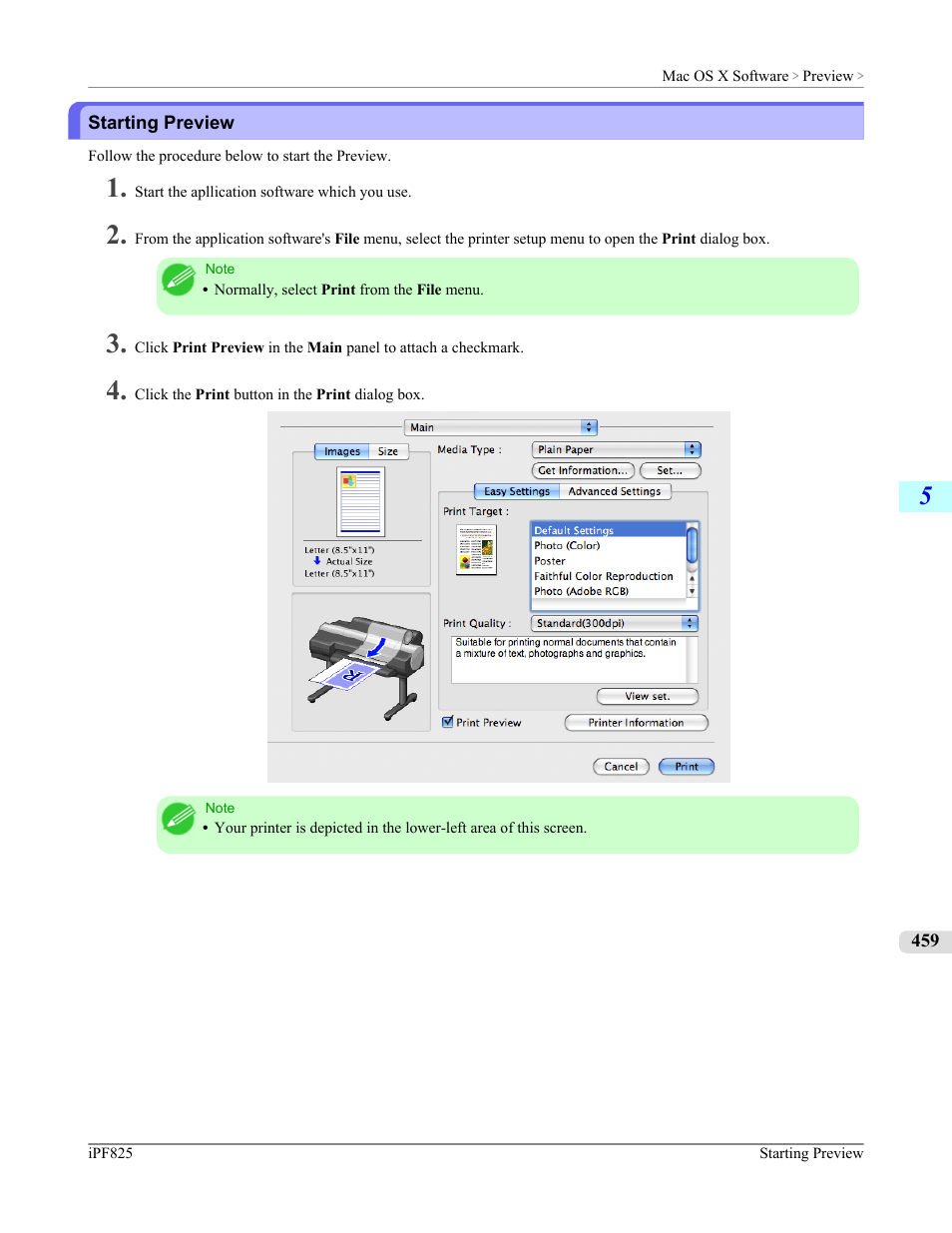 Starting preview | Canon imagePROGRAF iPF825 User Manual | Page 475 / 956
