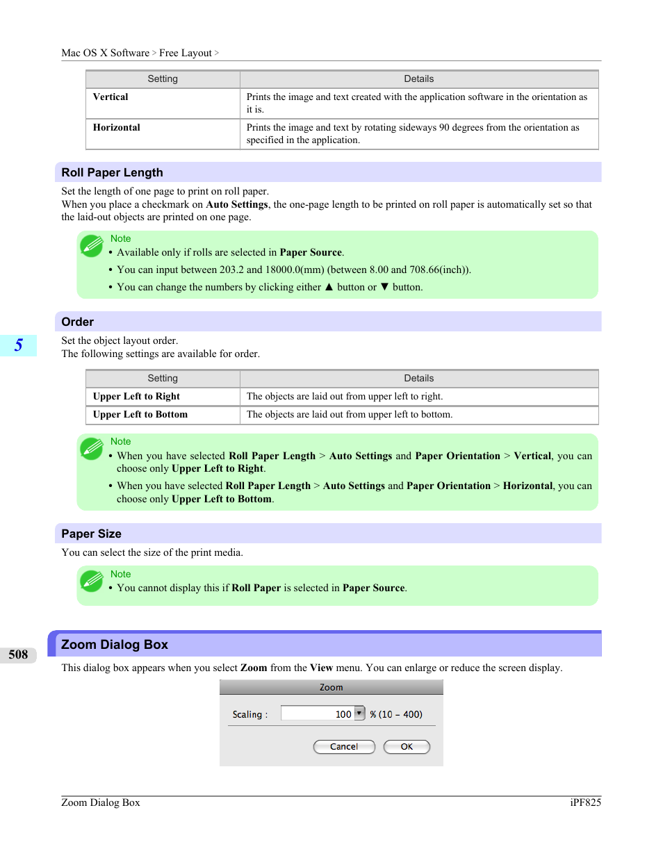 Zoom dialog box | Canon imagePROGRAF iPF825 User Manual | Page 524 / 956